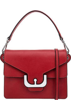 Кожаная сумка с двумя плечевыми ремнями Ambrine Graphic Coccinelle