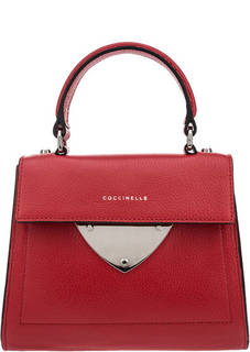 Маленькая сумка из мягкой кожи с откидным клапаном В14 Coccinelle