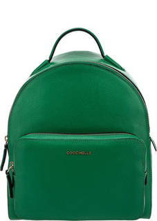 Кожаный рюкзак зеленого цвета Clementine Soft Coccinelle