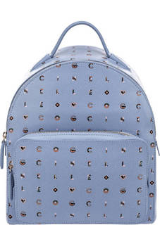 Рюкзак из сафьяновой кожи Clementine Logotype Print Coccinelle