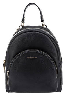 Темно-синий рюкзак из зерненой кожи Alpha Coccinelle