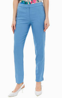 Синие хлопковые брюки Comma