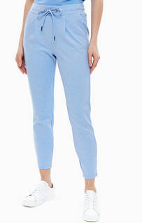 Трикотажные укороченные брюки синего цвета B.Young