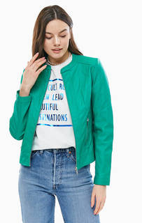 Куртка зеленого цвета с застежкой на молнию B.Young