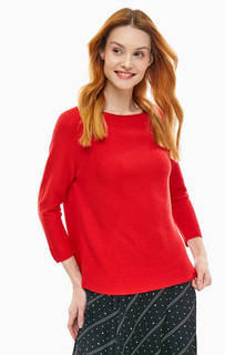 Красный джемпер с рукавами 3/4 S.Oliver