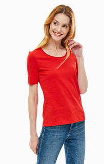 Красная хлопковая футболка S.Oliver