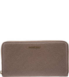 Кожаный кошелек на молнии Metallic Saffiano Coccinelle