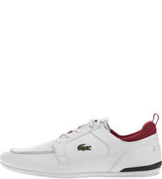 Белые кожаные ботинки Marina Lacoste