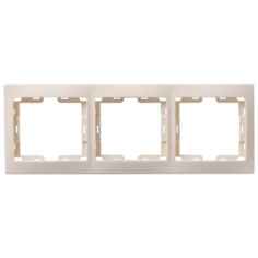 Рамка IEK EMK30-K33-DM бежевый