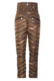 Утепленные брюки с камуфляжным принтом Naumi