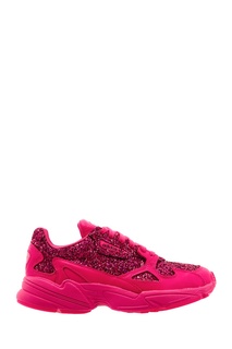 Розовые кроссовки с глиттером Falcon Adidas