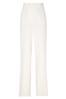 Белые брюки из костюмной шерсти Stella Mc Cartney