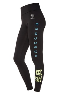 Черные леггинсы Classics Graphic Reebok