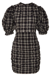 Клетчатое платье мини Isabel Marant