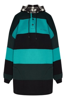 Полосатое худи оверсайз Balenciaga