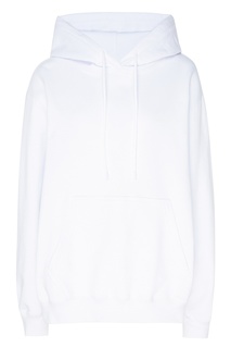 Белое хлопковое худи Msgm