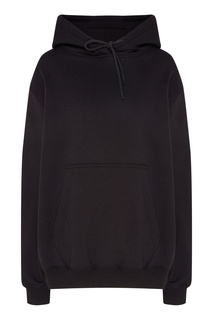 Черное худи из хлопка Msgm