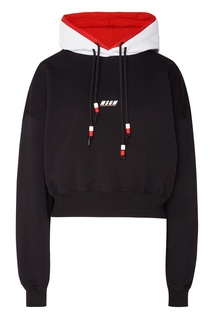 Худи с контрастным капюшоном Msgm