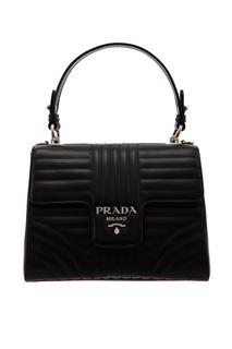Компактная черная сумка Diagramme Prada