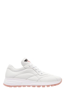Белые кожаные кроссовки PRAX 01 Prada
