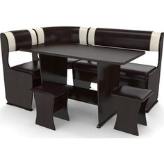 Кухонный уголок Маэстро Консул-1 венге/шоколад светлый-темный Maestro