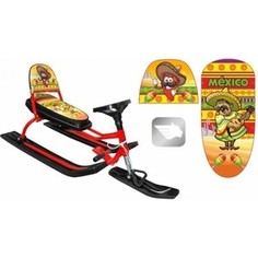 Снегокат Барс Comfort Travel 112 (мексика красный) (1407268) Bars