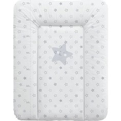 Матрас пеленальный Ceba Baby 70*50 см мягкий на комод Stars grey W-143-066-260