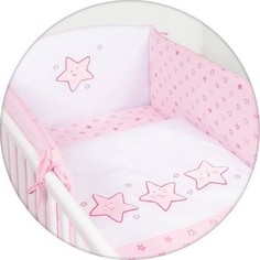 Матраc пеленальный Ceba Baby 70*85 см мягкий на комод Stars pink W-134-066-130