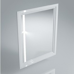 Зеркало Kerama Marazzi Pompei 60x75 см, с подсветкой, белое (Po.mi.60\WHT)