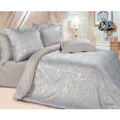 Комплект постельного белья Ecotex 2-х сп, сатин-жаккард, Глейс (КЭМГлейс)