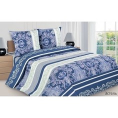 Комплект постельного белья Ecotex 1,5 сп, поплин, Поэтика Эстель (4650074958361)
