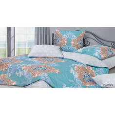 Комплект постельного белья Ecotex евро, сатин, Гармоника Теодоро (4650074956886)