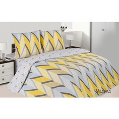 Комплект постельного белья Ecotex евро, поплин, Поэтика Мадрид (4660054340185)