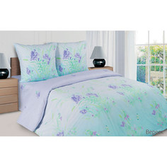 Комплект постельного белья Ecotex евро, поплин, Поэтика Вереск (4650074959726)