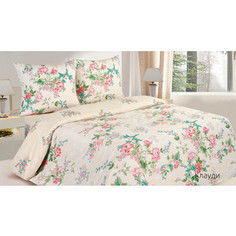 Комплект постельного белья Ecotex евро, поплин, Поэтика Клауди (4650074956718)