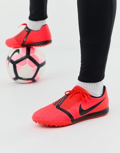 Красные футбольные бутсы Nike phantom venom astro turf - Красный