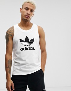 Белая майка adidas Originals - Белый