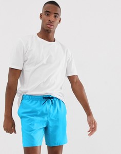 Синие шорты для плавания средней длины ASOS DESIGN - Синий