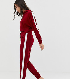 Джоггеры с полосками по бокам ASOS DESIGN Tall - Красный