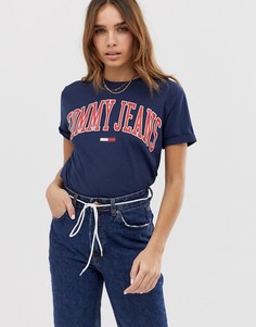 Футболка с логотипом Tommy Jeans - Черный