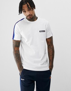 Белая футболка с полосками на рукавах ellesse Pianto - Белый