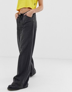 Широкие джинсы из органического хлопка Cheap Monday - Черный