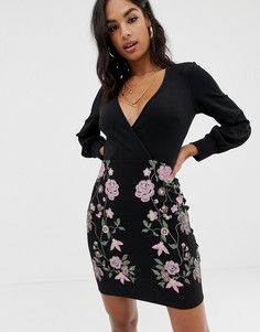 Платье-футляр мини с принтом ASOS DESIGN - Мульти