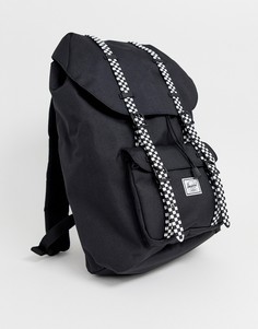 Черный рюкзак в шахматную клетку вместимостью 25 л Herschel Supply Co Little America - Черный