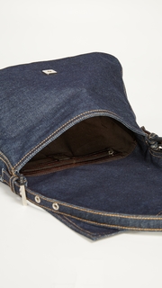 What Goes Around Comes Around Fendi Blue Denim Mamma Bag