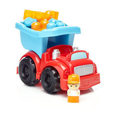Маленькая машинка Mega Bloks "First Builders" Строительный самосвал Mattel