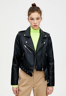 Куртка кожаная Pull&Bear