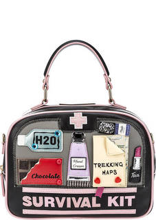 Сумка через плечо с декоративной отделкой Shape Braccialini