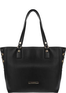 Вместительная черная сумка на молнии Sylvie Braccialini