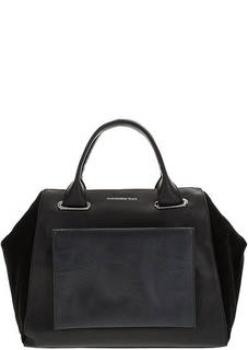 Сумка черного цвета с короткими ручками Mandarina Duck